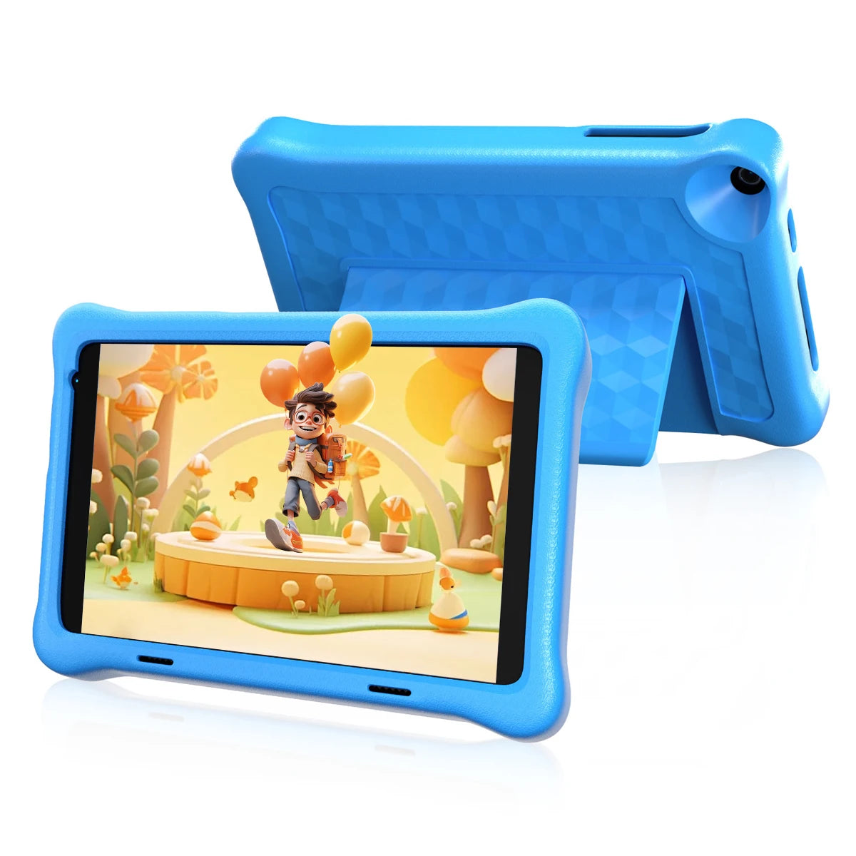 8 Inch Kids Tablet Android 11 Learning Tablet Quad Core Processor 2GB RAM 32GB Storage 128GB Expansion 5000mAh Child Eye Protection with Case