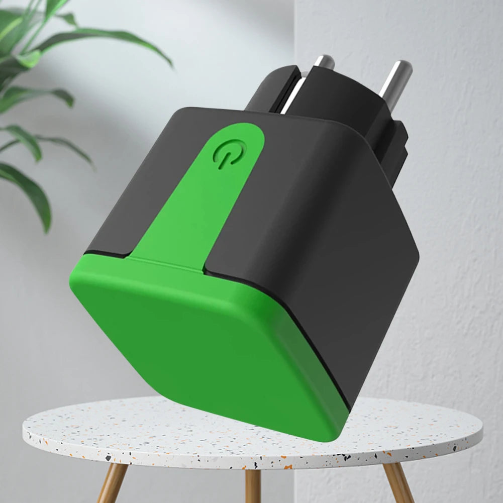 Smart Plug Mini Socket Waterproof WiFi EU Smart Plug Power Monitor Remote Timing Function Works with Alexa Google Assistant