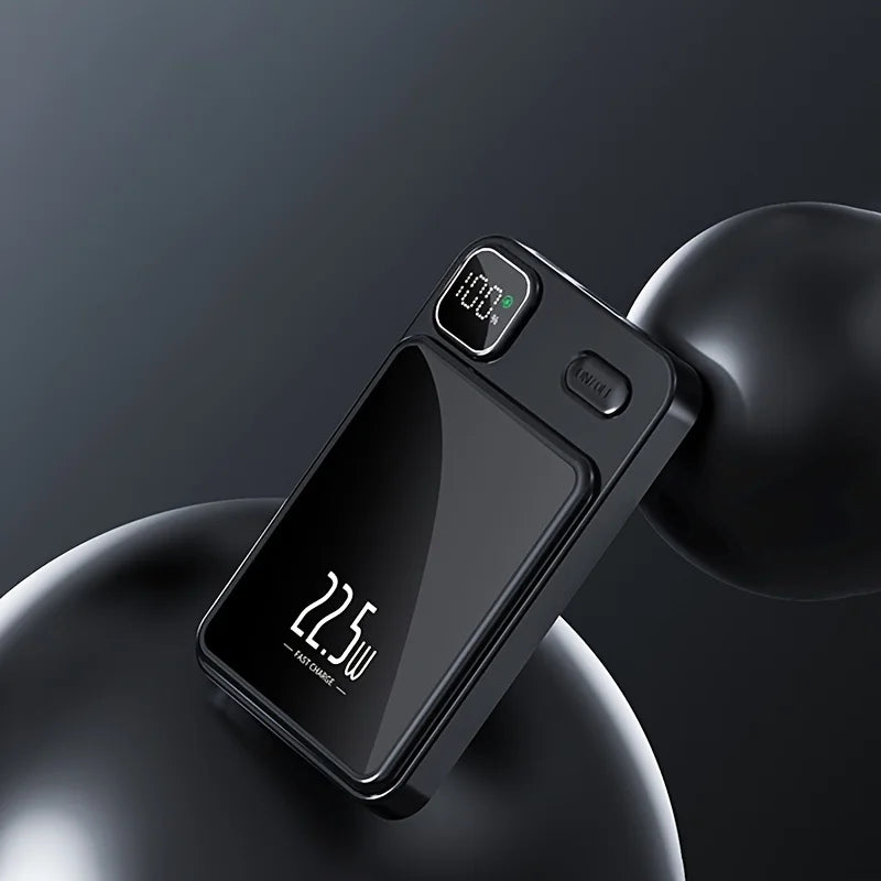 10000mAh Magnetic Wireless Power Bank 22.5W Ultra Fast Charging for iPhone 15 and Samsung