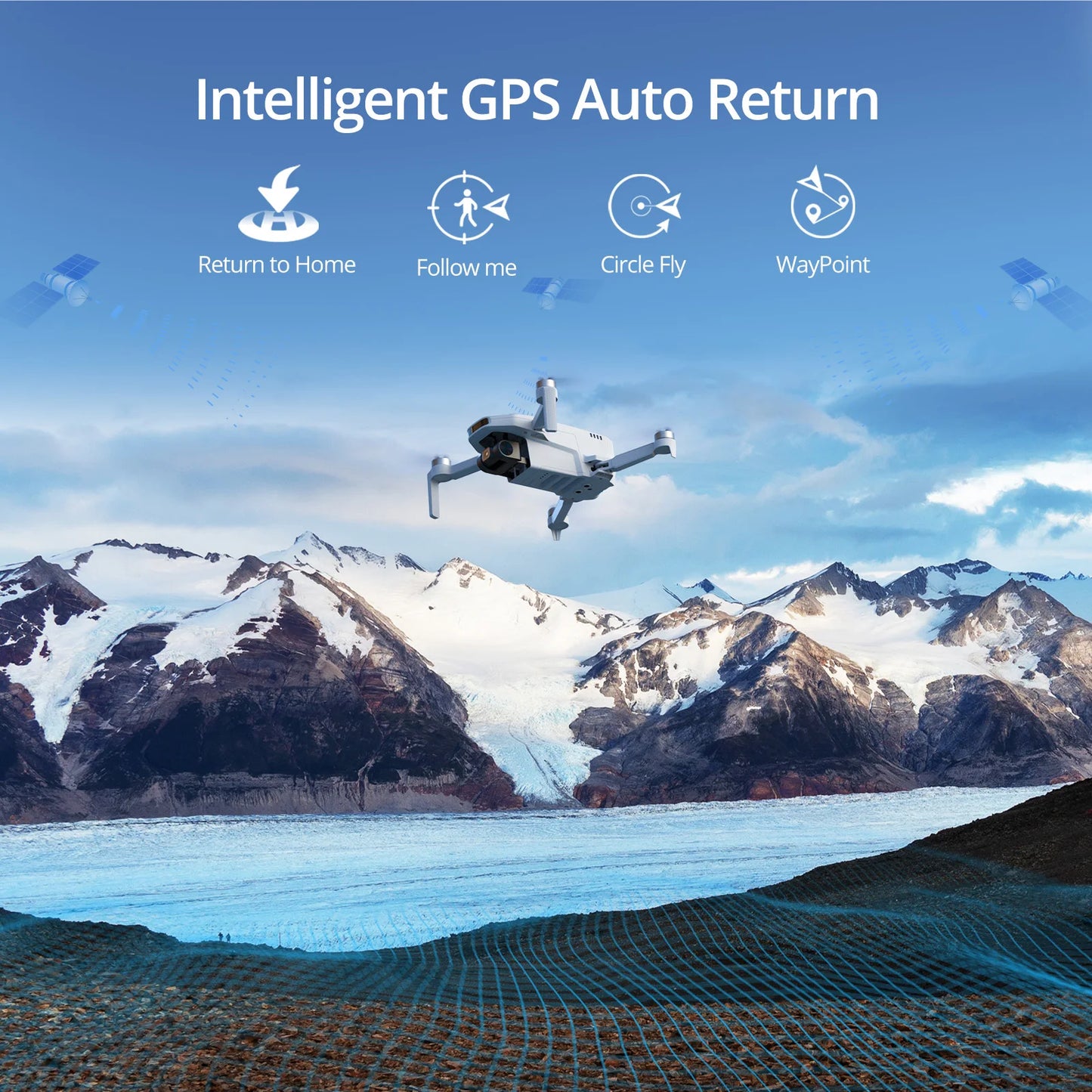 Used Potensic Atom SE Gimbal GPS Drone 4K Camera Lightweight Foldable FPV Transmission