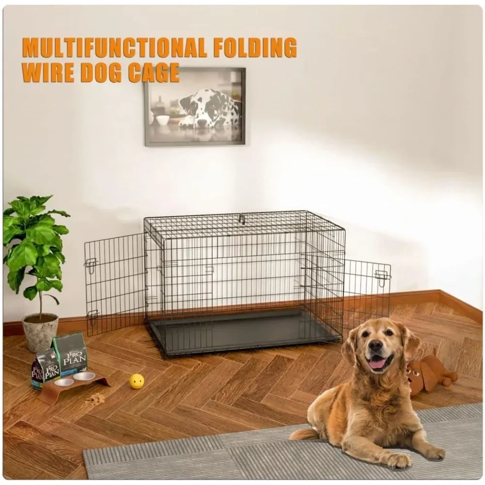 Dog Crates for Large Medium Small Dogs with Enhanced Safety Features