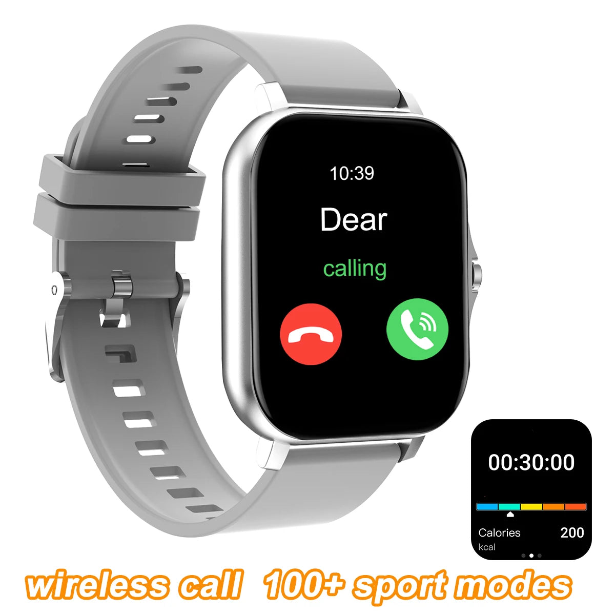 Hot Smart Watch Multi-Function Sports Smart Watch Wireless Call Wireless Music Multiple App Message Reminders Unisex