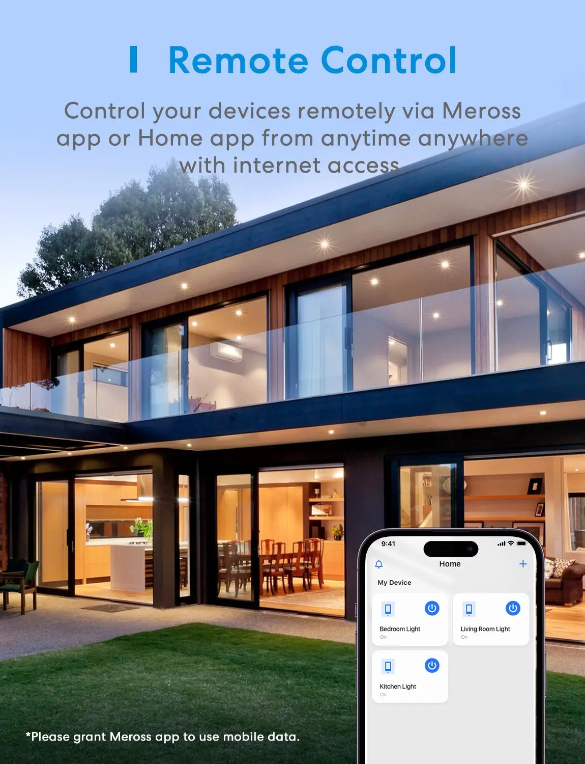 Meross HomeKit 3 Way Smart Dimmer Switch Kit WiFi Dimmer Switch for Dimmable LED Light Compatible with Alexa Google SmartThings No Hub Required