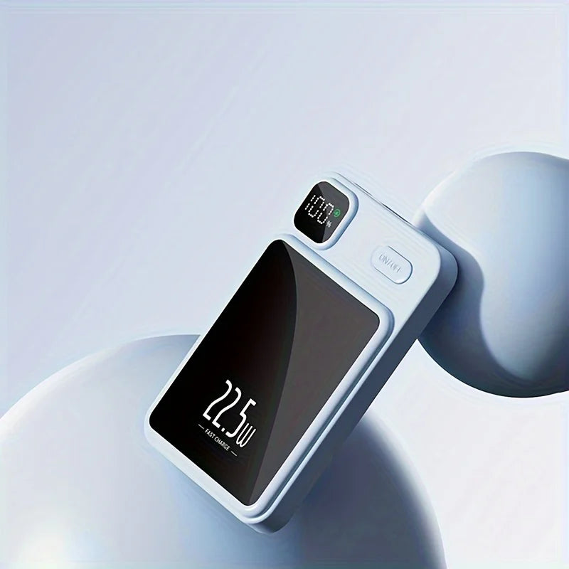 10000mAh Magnetic Wireless Power Bank 22.5W Ultra Fast Charging for iPhone 15 and Samsung