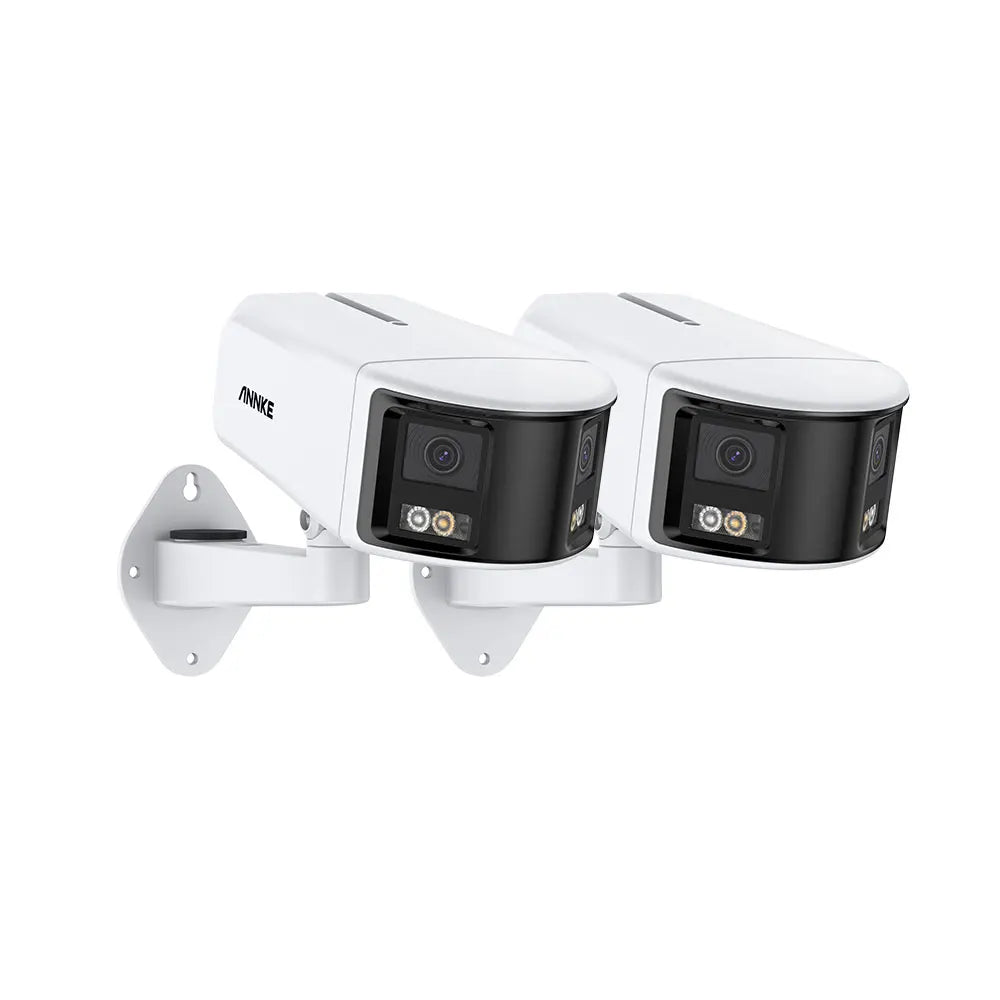 Annke Smart Home 180 Degree 8MP Duo POE Dual Lens Wide View Outdoor Video POE Camera 4K AI Human Detection 8MP Security CCTV Camera