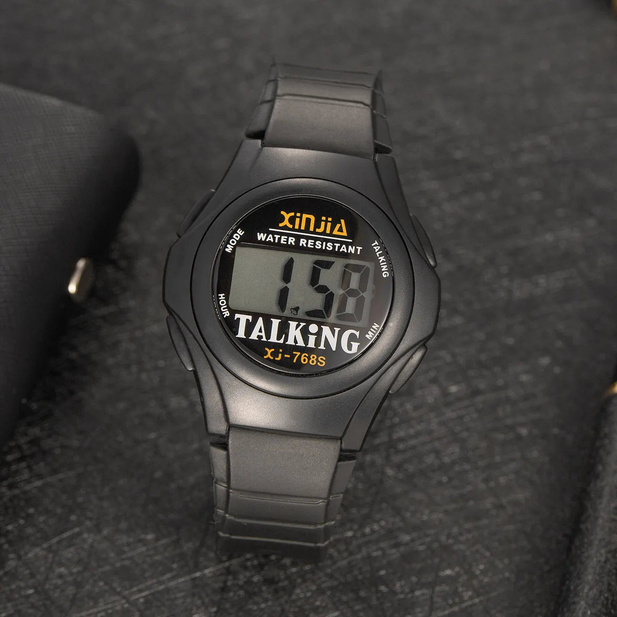 English Talking Watch for Blind Elderly Visually Impaired Digital Clock with Alarm and Time Chime Function