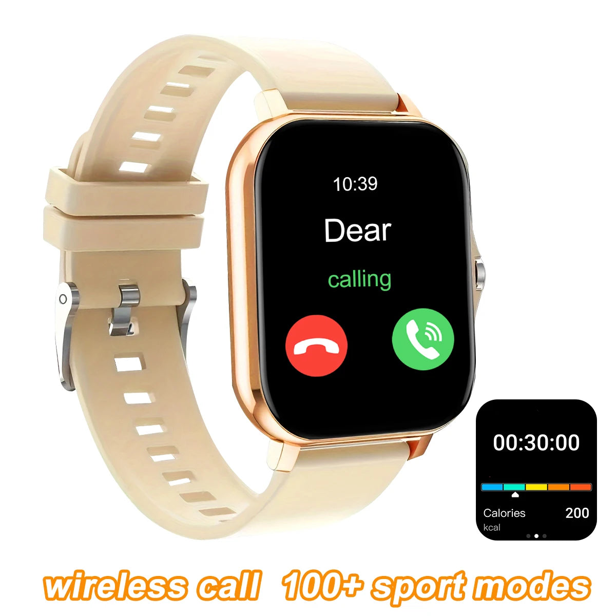 Hot Smart Watch Multi-Function Sports Smart Watch Wireless Call Wireless Music Multiple App Message Reminders Unisex