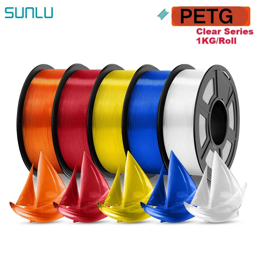 Sunlu PLA PLA Plus PETG Silk PLA Matte PLA Meta Filament 5KG 1KG Roll 1.75mm 3D Printer Filament Neatly Wound