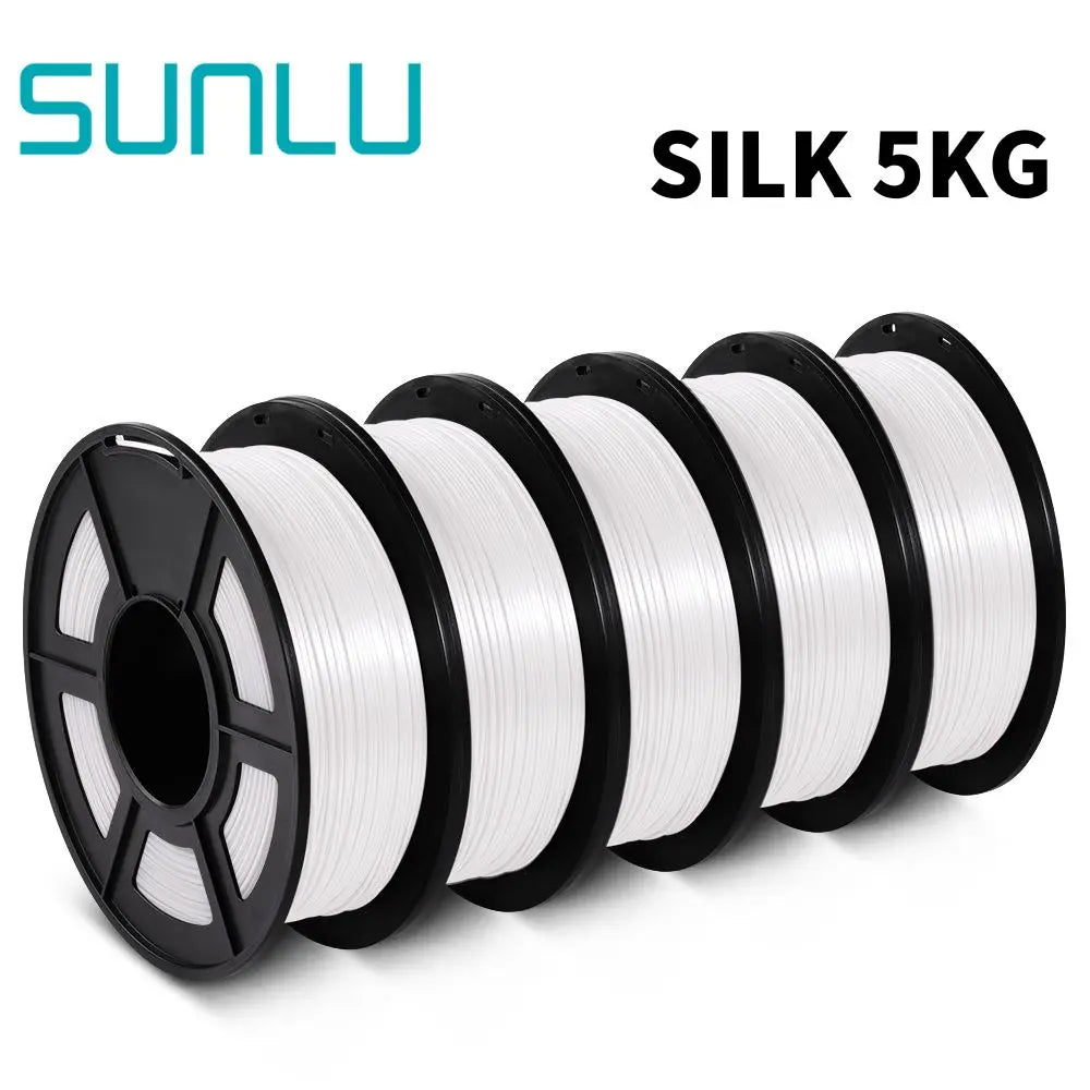 Sunlu PLA PLA Plus PETG Silk PLA Matte PLA Meta Filament 5KG 1KG Roll 1.75mm 3D Printer Filament Neatly Wound