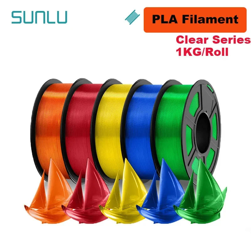 Sunlu PLA PLA Plus PETG Silk PLA Matte PLA Meta Filament 5KG 1KG Roll 1.75mm 3D Printer Filament Neatly Wound