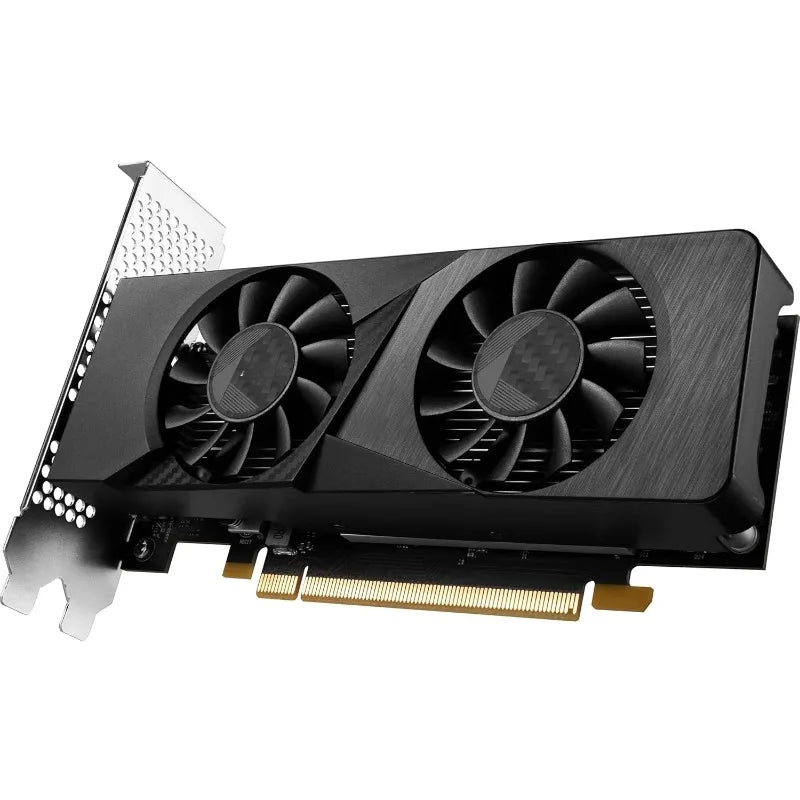 New Gaming RTX 3050 Low Profile 6GB OC Graphics Card NVIDIA GeForce RTX 3050 96-Bit Boost Clock 1492 MHz GDDR6 14 Gbps HDMI DP Ampere Architecture
