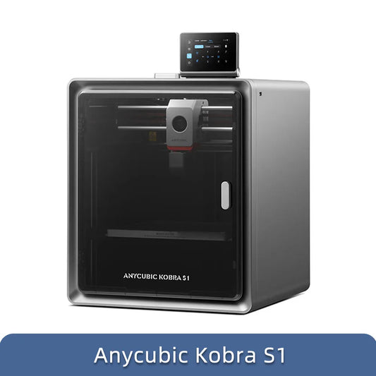 Anycubic Kobra S1 Multi Color 3D Printer Core XY Stable Structure High Precision Ultra Quiet Max Speed 600mm/s