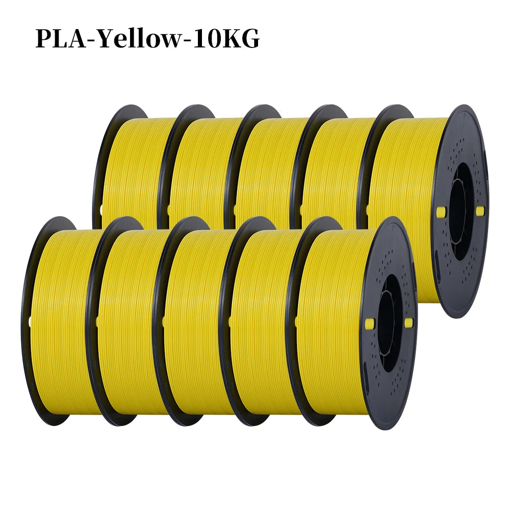 Kingroon 22 Pounds PETG PLA Filament 3D Printer Filament 10 Rolls 1 Kilogram 1.75 Millimeter Eco Friendly Good Toughness Mix Color Free Shipping