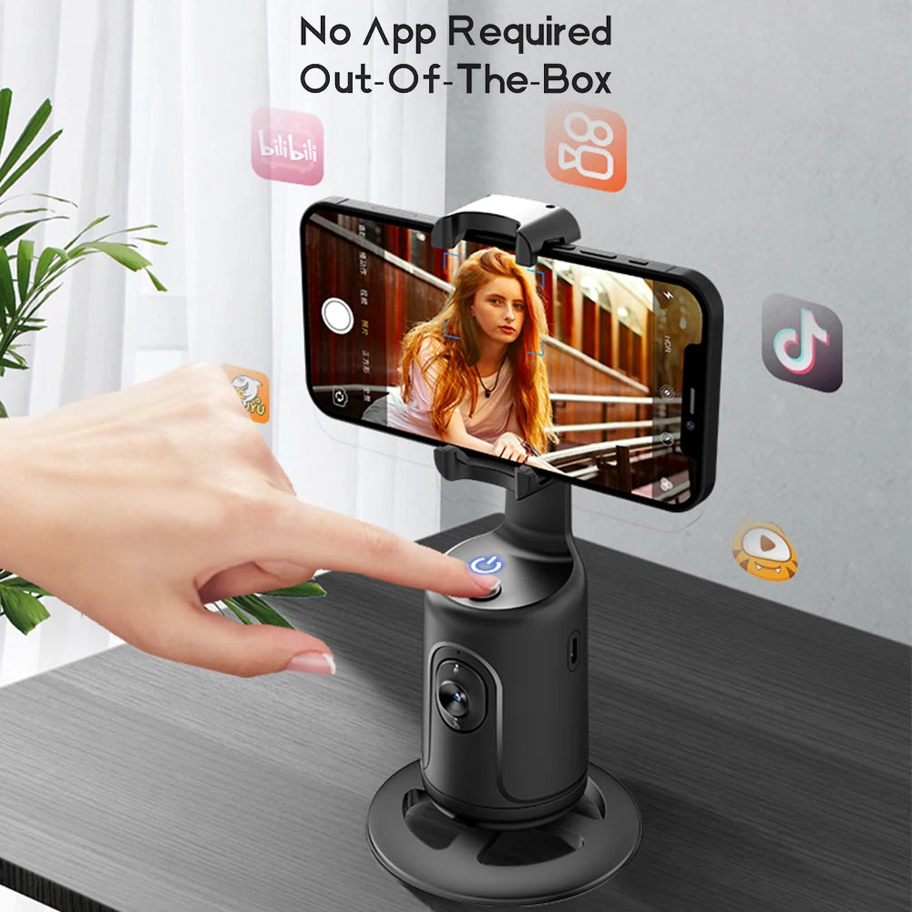 360 Degree AI Face Recognition Selfie Tracking Gimbal