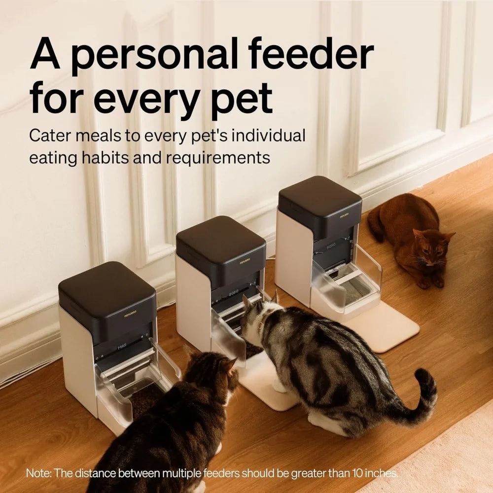Upgraded RFID Automatic Cat Feeder 5G WiFi App Control 3L