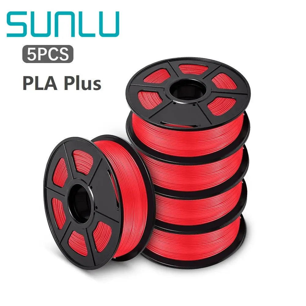 Sunlu PLA PLA Plus PETG Silk PLA Matte PLA Meta Filament 5KG 1KG Roll 1.75mm 3D Printer Filament Neatly Wound