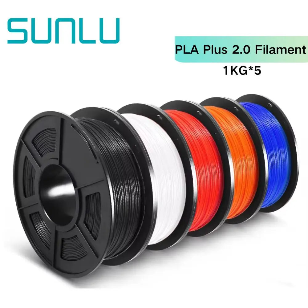 Sunlu PLA PLA Plus PETG Silk PLA Matte PLA Meta Filament 5KG 1KG Roll 1.75mm 3D Printer Filament Neatly Wound