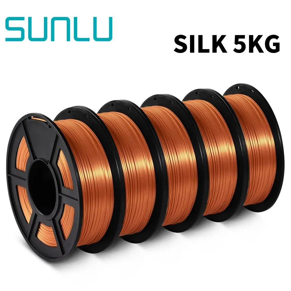 Sunlu PLA PLA Plus PETG Silk PLA Matte PLA Meta Filament 5KG 1KG Roll 1.75mm 3D Printer Filament Neatly Wound