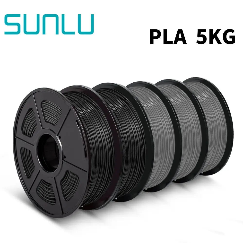 Sunlu PLA PLA Plus PETG Silk PLA Matte PLA Meta Filament 5KG 1KG Roll 1.75mm 3D Printer Filament Neatly Wound