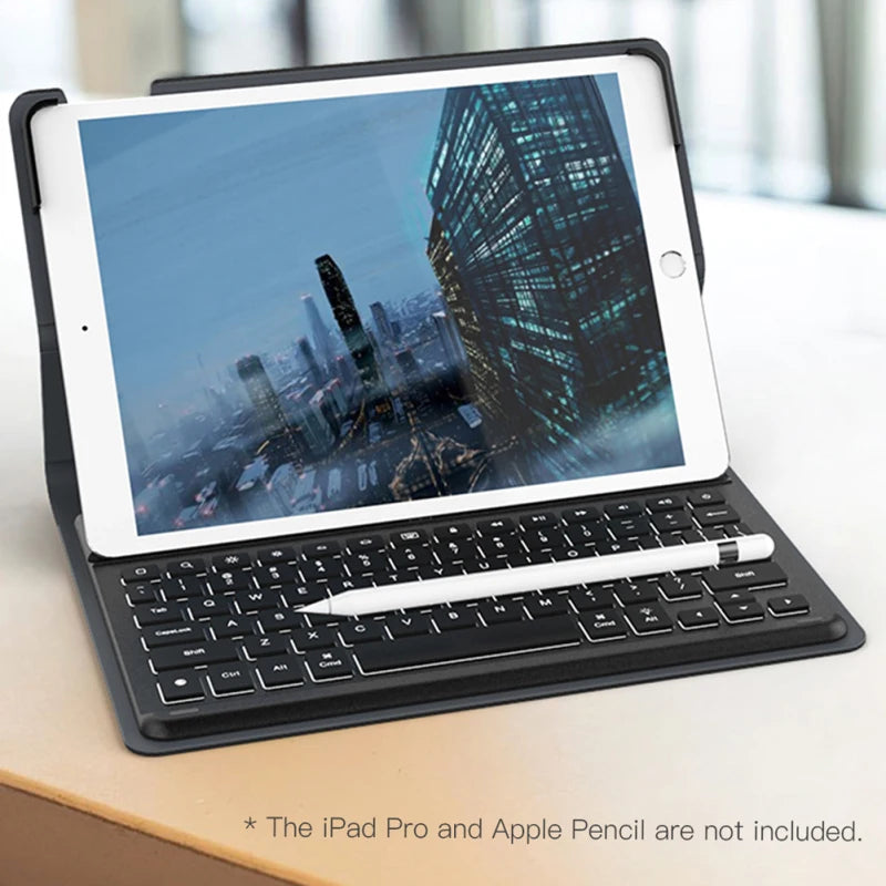 iPad Air Smart Keyboard for 10.5 Inch 2019 with Smart Connector Slim Shell Protective Cover Folio Case Stand Backlit Keys Shortcuts