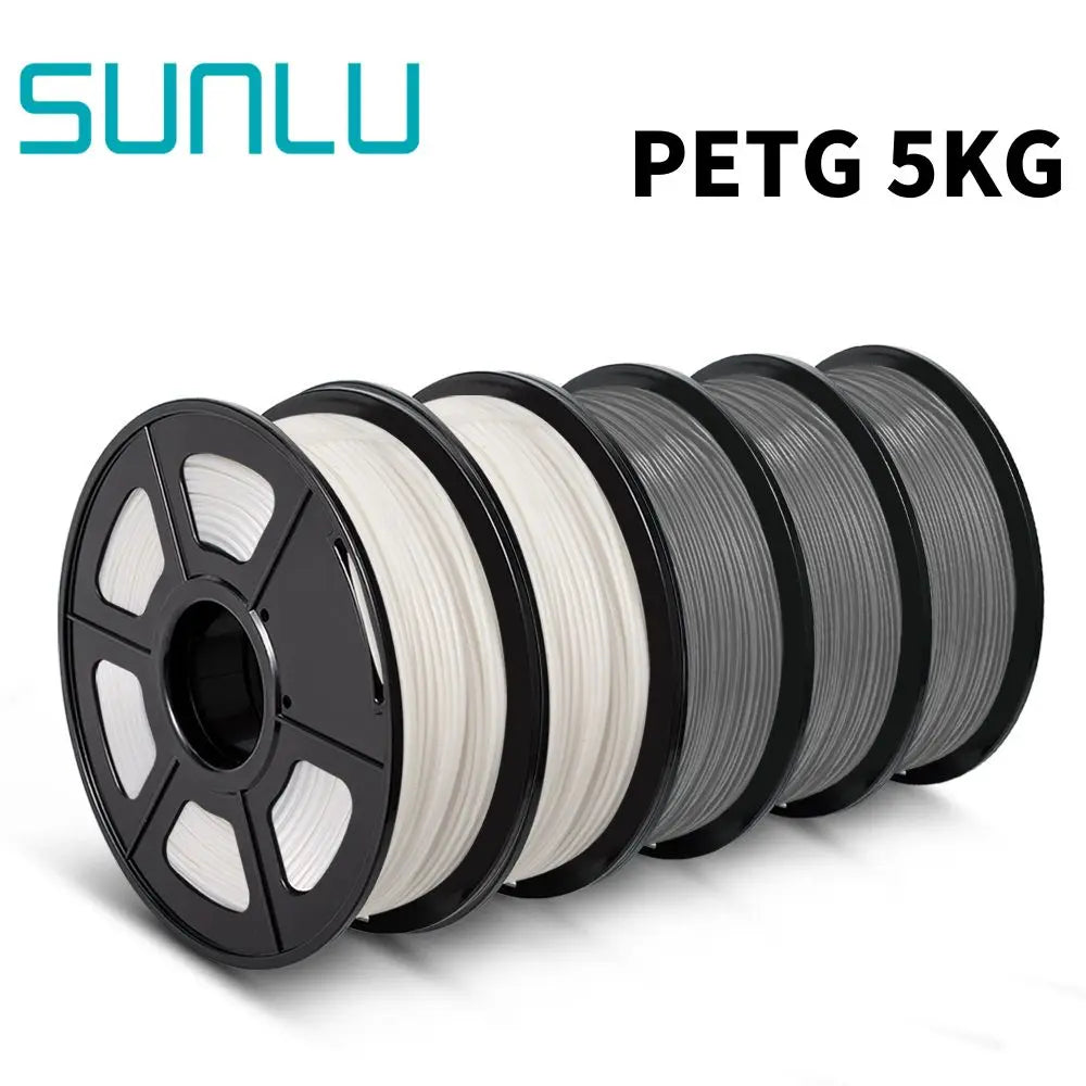 Sunlu PLA PLA Plus PETG Silk PLA Matte PLA Meta Filament 5KG 1KG Roll 1.75mm 3D Printer Filament Neatly Wound