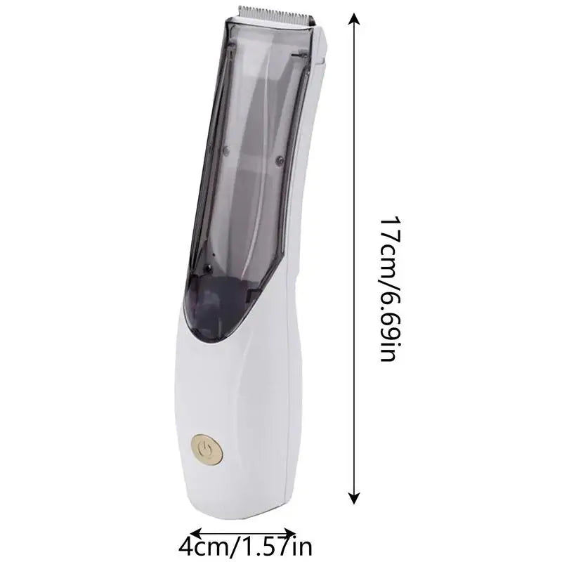 Dog Shaver Clipper Cordless Pet Hair Clipper with Suction USB Vacuum Electric Dog Hair Trimmer Low Noise 1500mAh Battery