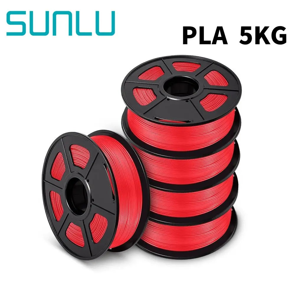 Sunlu PLA PLA Plus PETG Silk PLA Matte PLA Meta Filament 5KG 1KG Roll 1.75mm 3D Printer Filament Neatly Wound