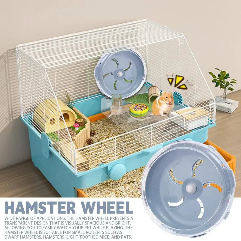 Rat Exercise Wheel for Hamsters and Small Rodents Silent Jogging Toy for Mice and Gerbils Durable and Stable Design