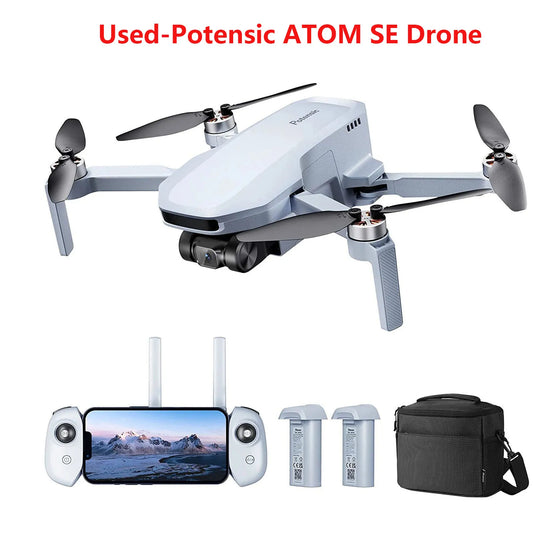 Used Potensic Atom SE Gimbal GPS Drone 4K Camera Lightweight Foldable FPV Transmission