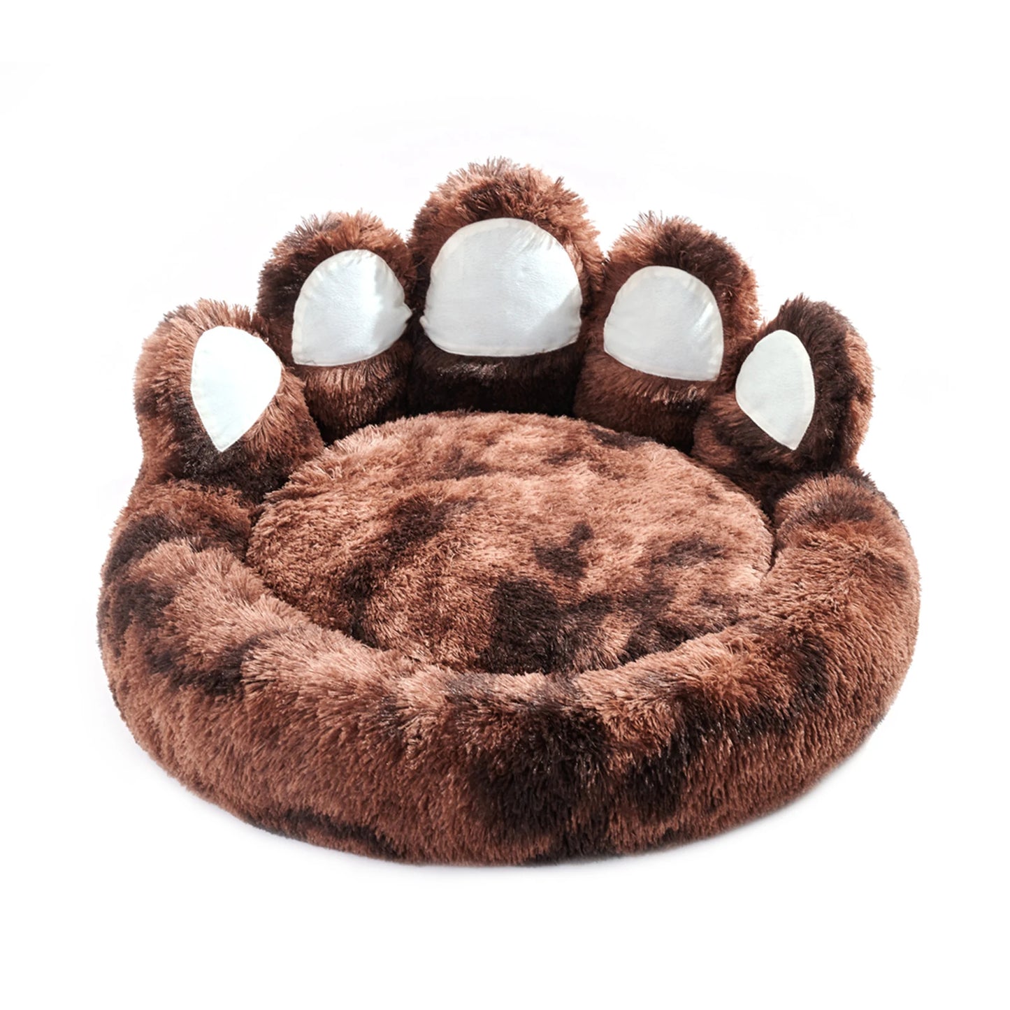 Cozy Comfy Paw Shape Dog Bed Warm Cushion for Furry Friends Fluffy Cat Mat Deep Sleeping Thickened