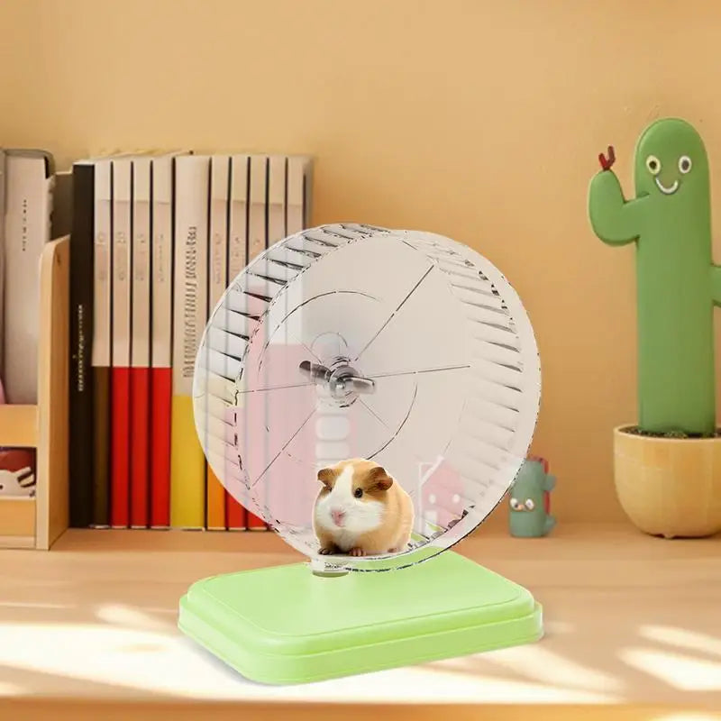 Hamster Sport Running Wheel Double Bearing Silent Jogging Toy for Small Rodents Gerbils Exercise Play Accessories