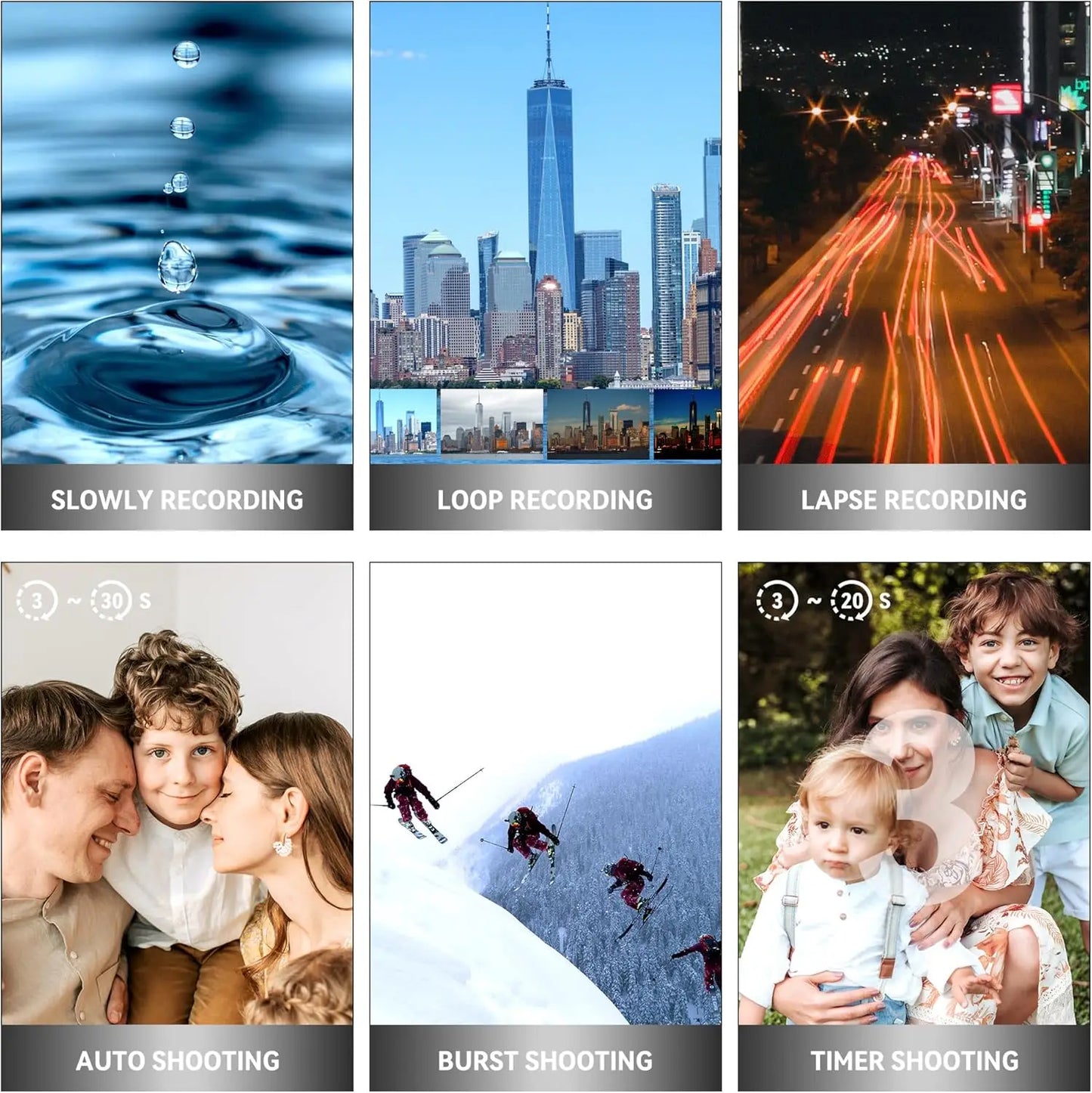 UHD 4K Video Camera Camcorder with 18X Digital Zoom 64MP Digital Camera Recorder 4.0 Inch Rotating Touchscreen 64GB SD Card