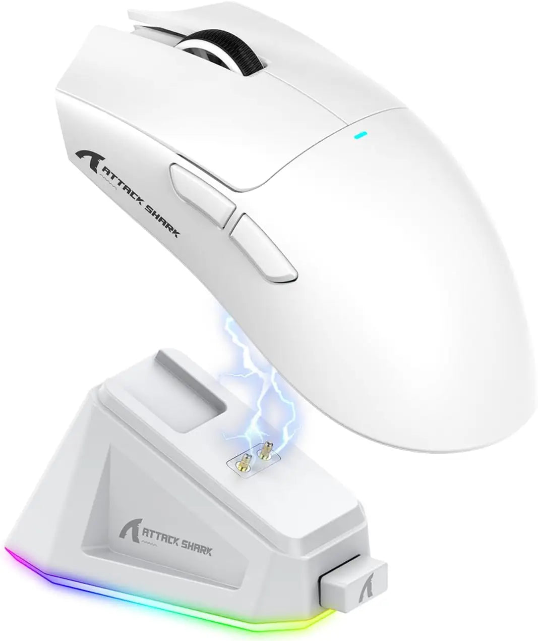 MAMBASNAKE x ATTACK SHARK X11 Gaming Mouse with Magnetic Charging Dock and PixArt PAW3311 Sensor