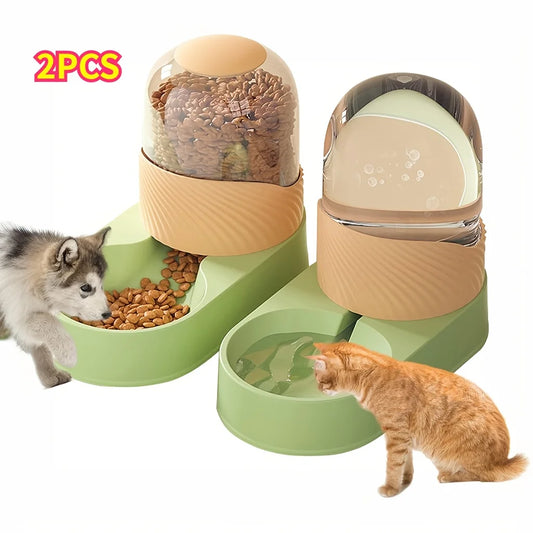 2 In 1 Automatic Cat Feeder And Water Dispenser Anti Slip