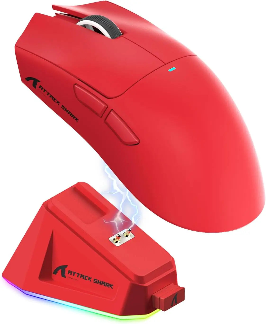 MAMBASNAKE x ATTACK SHARK X11 Gaming Mouse with Magnetic Charging Dock and PixArt PAW3311 Sensor