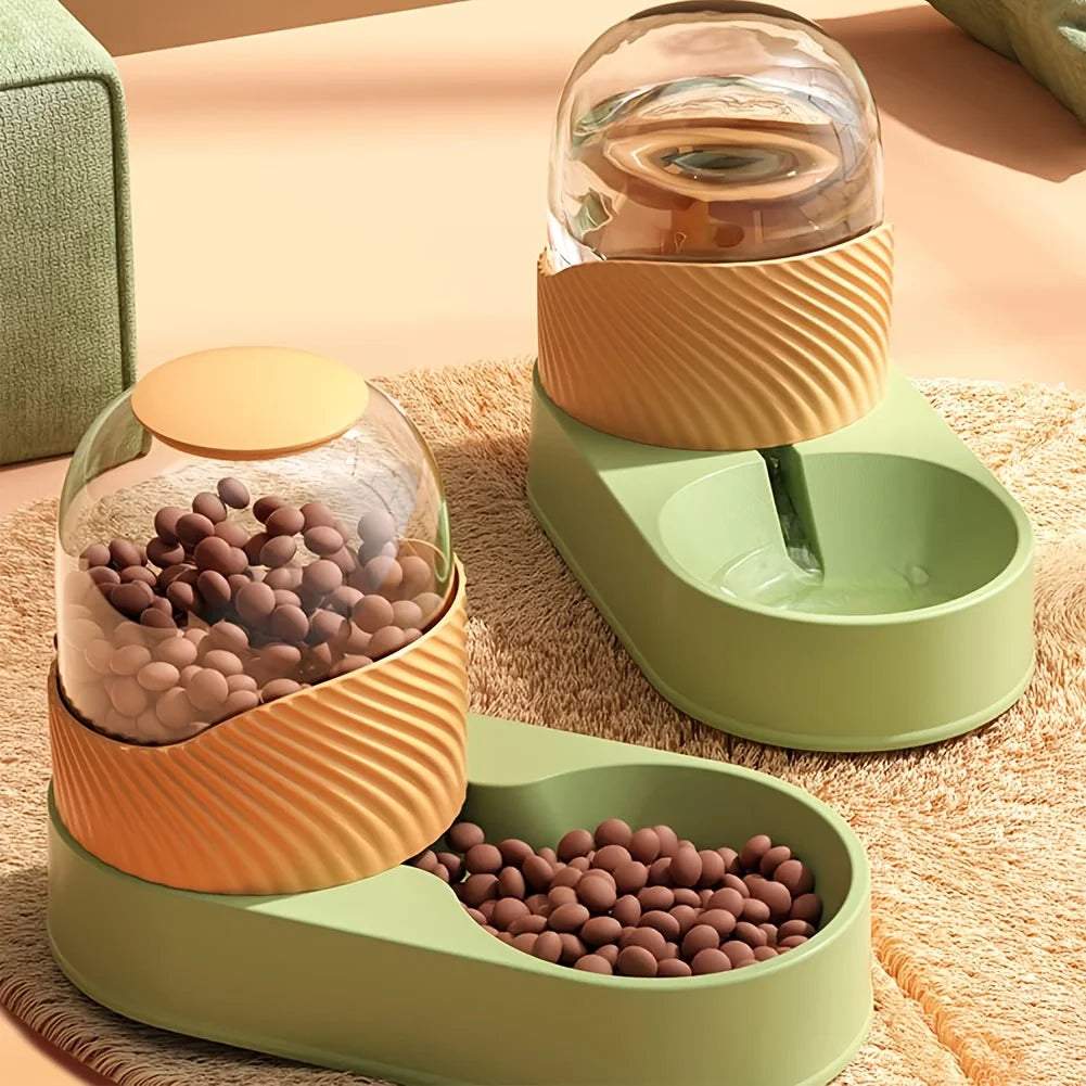 2 In 1 Automatic Cat Feeder And Water Dispenser Anti Slip