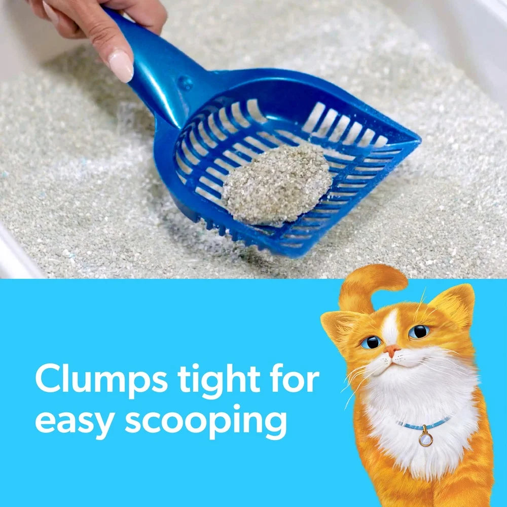 Lightweight Clumping Cat Litter with Febreze Odor Control 15 Days ClumpLock Technology Low Dust Easy Scoop Fresh Scent 30 Percent Lighter