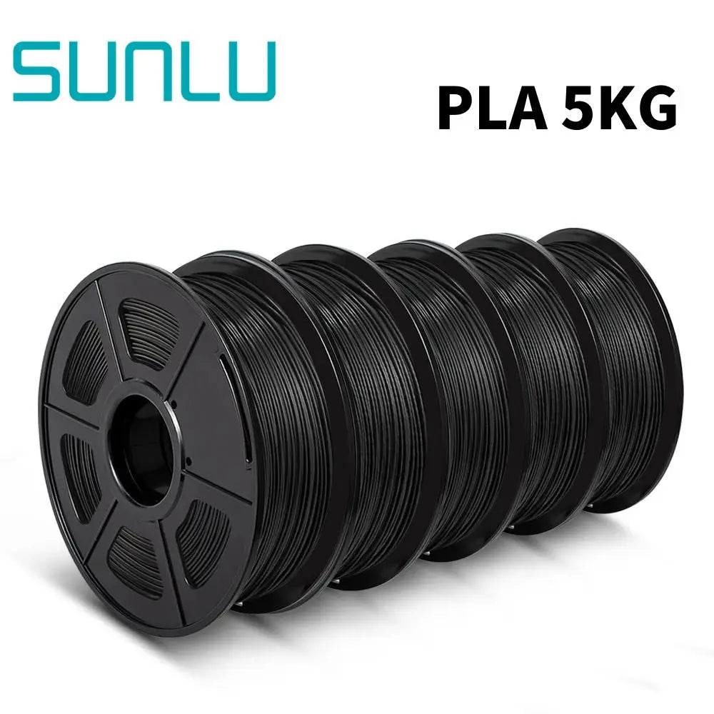 Sunlu PLA PLA Plus PETG Silk PLA Matte PLA Meta Filament 5KG 1KG Roll 1.75mm 3D Printer Filament Neatly Wound