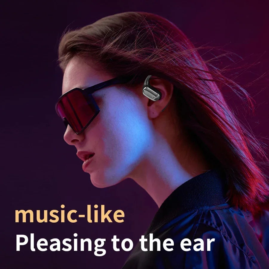 Okcsc AI Translation Headphones Bluetooth 5.4 Touch Color Screen Wireless Earphones Real Time Translation