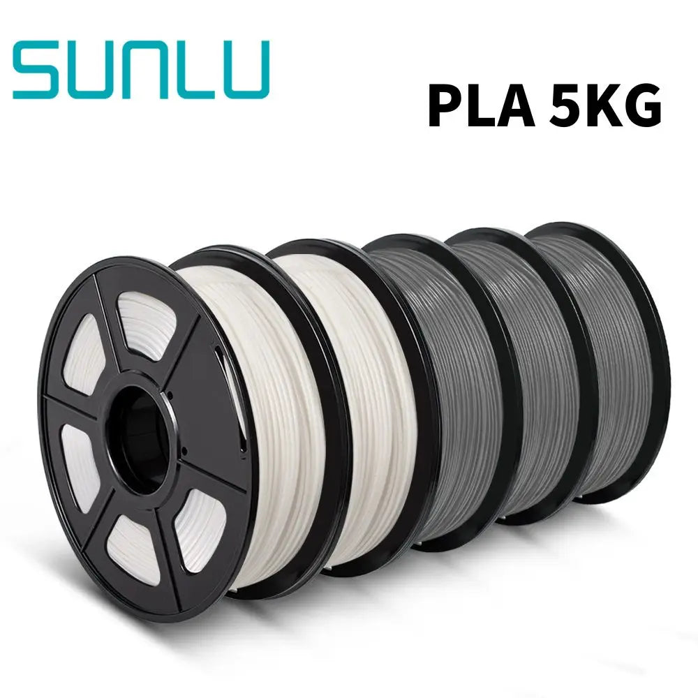 Sunlu PLA PLA Plus PETG Silk PLA Matte PLA Meta Filament 5KG 1KG Roll 1.75mm 3D Printer Filament Neatly Wound