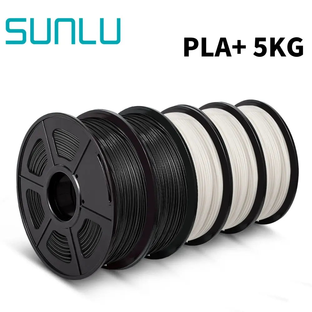 Sunlu PLA PLA Plus PETG Silk PLA Matte PLA Meta Filament 5KG 1KG Roll 1.75mm 3D Printer Filament Neatly Wound