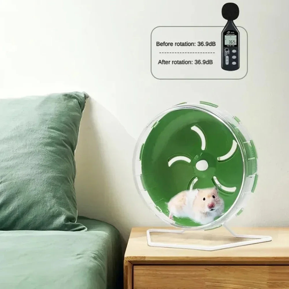 Rat Exercise Wheel for Hamsters and Small Rodents Silent Jogging Toy for Mice and Gerbils Durable and Stable Design