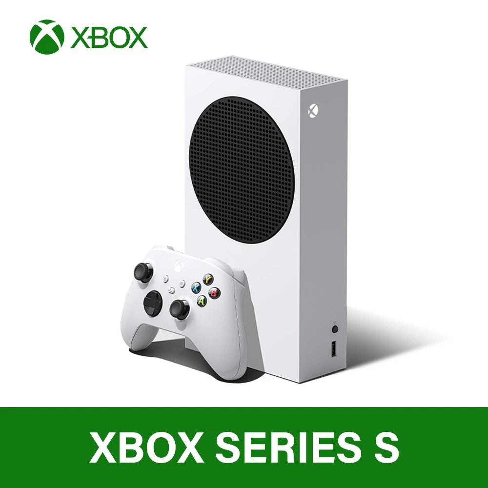 100 Percent New Original Microsoft Xbox Series S 512GB Video Game Console with Xbox Wireless Controller
