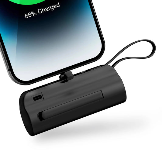 Mini Power Bank Portable 4500mAh Power Phone Charger Capsule Dual USB-C Ports for iPhone 16 15 15 Plus 15 Pro 15 Pro Max Android