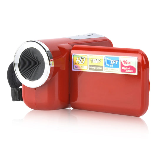 Portable Children Kids HD Digital Video Camera Camcorder with TFT LCD Screen Toy Red
