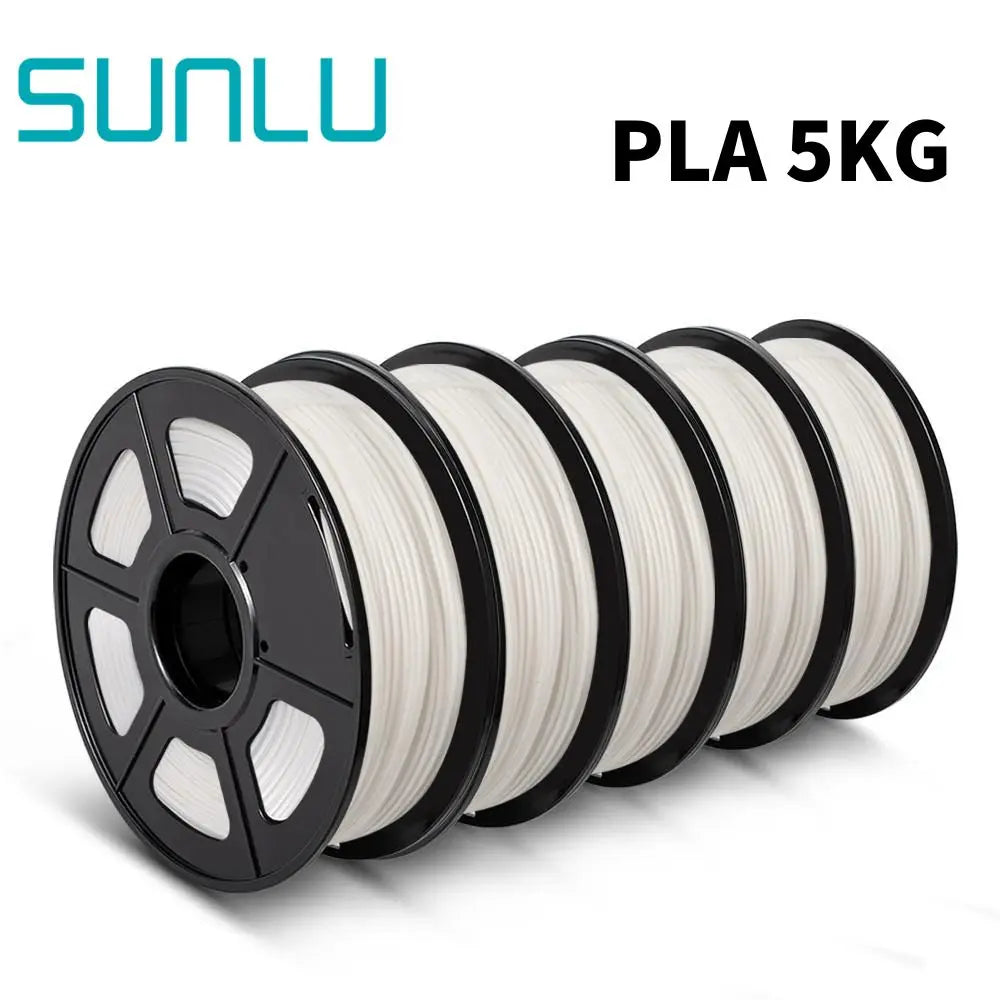 Sunlu PLA PLA Plus PETG Silk PLA Matte PLA Meta Filament 5KG 1KG Roll 1.75mm 3D Printer Filament Neatly Wound