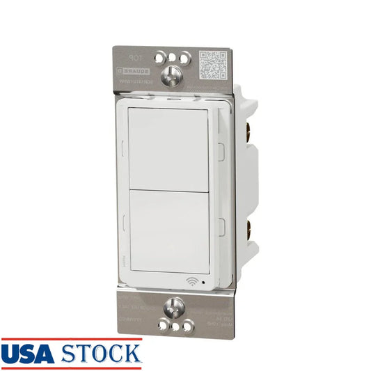 Square D X Series Smart WiFi Light Switch Single Pole 3 Way Dimmable LED Incandescent Compatible with Alexa 120V 15A