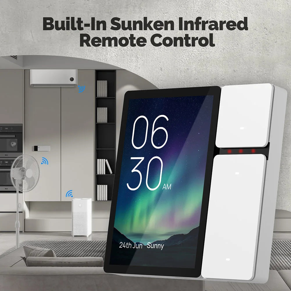 WiFi Tuya Smart Touch Screen 3.5 Inch Center Control Panel IR Remote Control Touch Panel Scene Switch