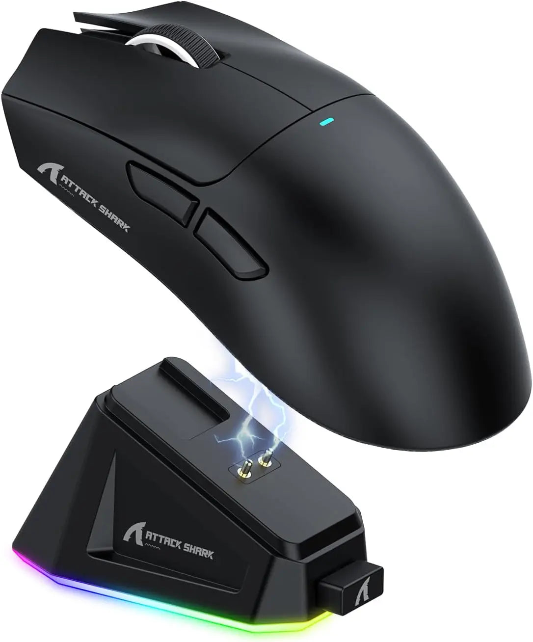 MAMBASNAKE x ATTACK SHARK X11 Gaming Mouse with Magnetic Charging Dock and PixArt PAW3311 Sensor
