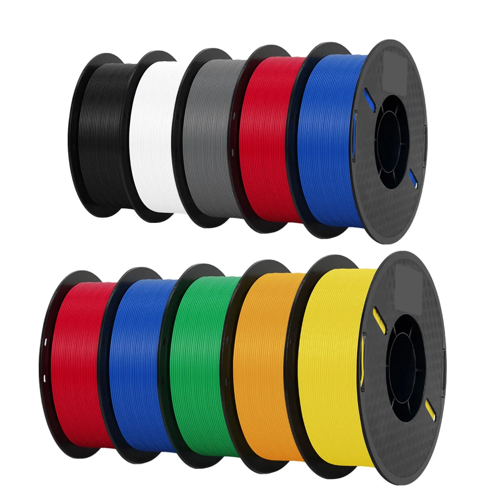 Tri Color Dual Color Silk Rainbow PLA Filament 1.75mm ±0.03mm Accuracy 3D Printer Filament Compatible with Most FDM Printers